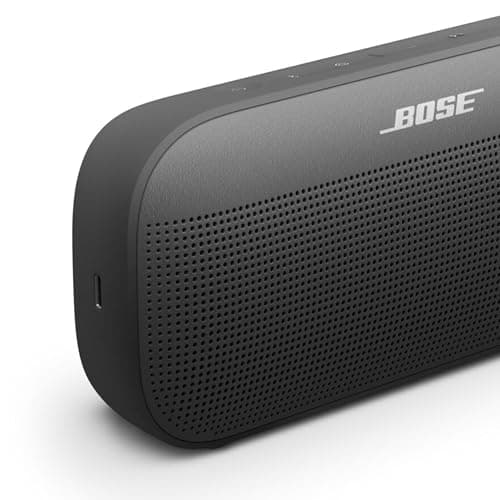 Bose SoundLink Flex Bluetooth Speaker (2nd Gen) - Portable Outdoor Speaker with Hi-Fi Audio, Waterproof and Dustproof, USB-C, Up to 12 Hours Battery Life, Black — view 4