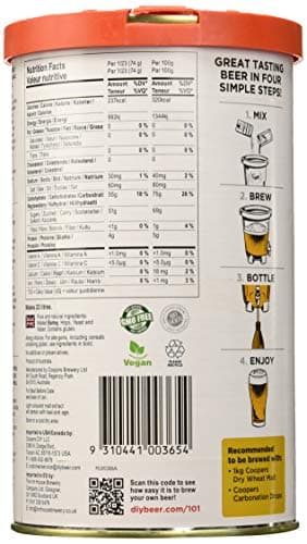 Coopers DIY Beer Thomas Coopers Preacher’s Hefe Wheat Homebrewing Craft Beer Brewing Extract