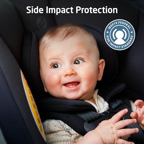 Maxi-Cosi Romi 2-in-1 Convertible Car Seat, Infant Baby Seat, Rear & Forward Facing, 5-40 lbs, 30-50 lbs, Lightweight, Latch Installation, Machine-Washable, Travel-Ready, Sea Shadow — view 5