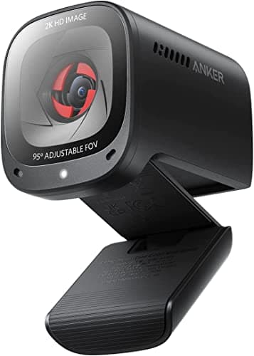 Anker PowerConf C200 2K Webcam, Computer Camera, Low-Light Correction