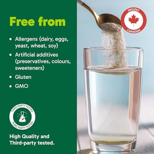 Organika Canadian-Made Belli Bliss Fibre | High Fibre Blend, 4 Diverse Sources of Fibre | Supports Digestive Health, Constipation Relief, Weight Control - Raspberry, 450g — view 3