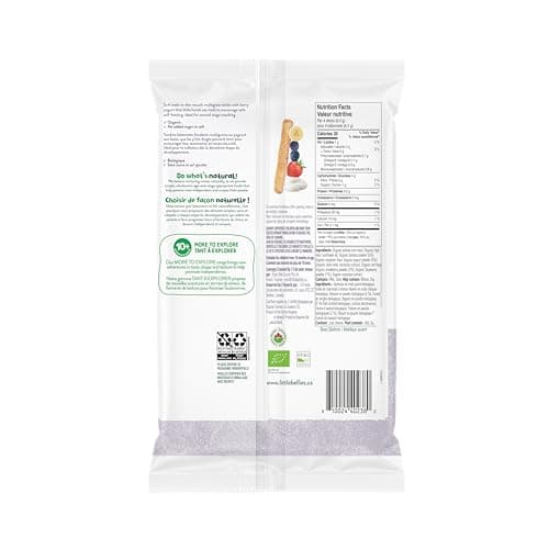 Little Bellies Organic Berry Yogurt Pick-Me Sticks, (Pack of 5 x 16g Individual Packs) — view 3