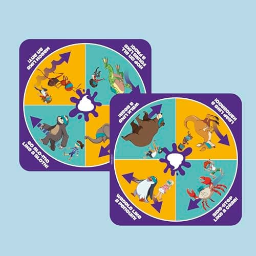 Hasbro Gaming Don't Step in It Preschool Game I Blindfolded, Poop Party Game | Spinner with 8 Fun Animal Moves | Ages 4+| 1+ Players I Funny Kids Board Games | Easter Gift for Kids — view 2