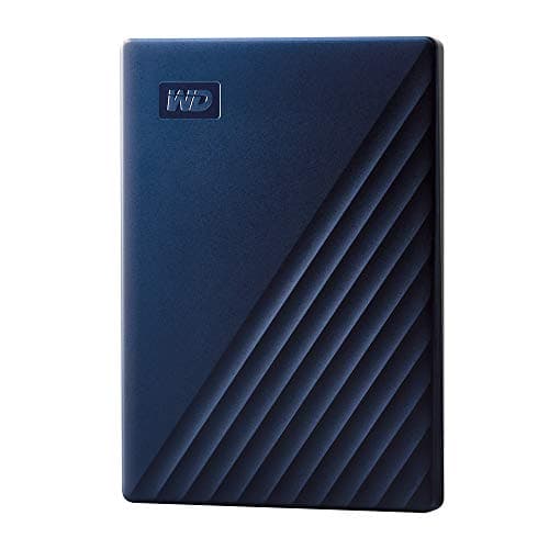 WD 2TB My Passport for Mac, Navy, Portable External Hard Drive with backup software and password protection, USB 3.1/USB 3.0 compatible - WDBA2D0020BBL-WESN