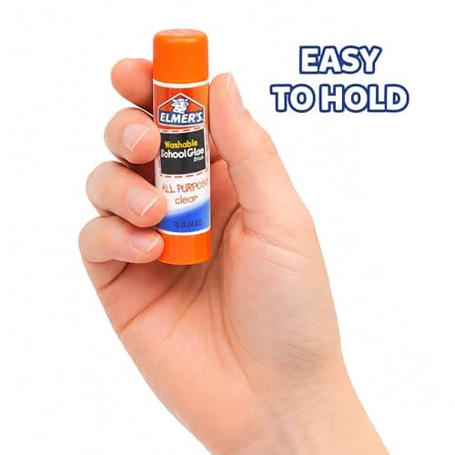Elmer's All Purpose School Glue Sticks, Acid-Free and Washable, Clear, 7 Grams, 30 Count - Craft Projects, Poster, Classroom Supplies, #1 Teacher Brand — view 2