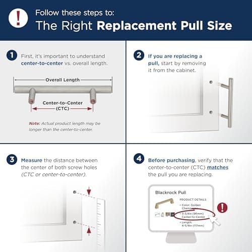 Amerock BP19015CZ | Bar Pulls 16-3/8 inch (416 mm) Center-to-Center Champagne Bronze Cabinet Pull | Kitchen Cabinet Hardware | Furniture Hardware | Drawer Handle — view 4