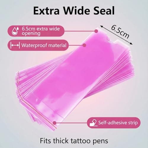 Essential Tattoo Studio Supplies - 100 Disposable Machine Sleeves, Basic Protective Covers for Daily Use — view 2