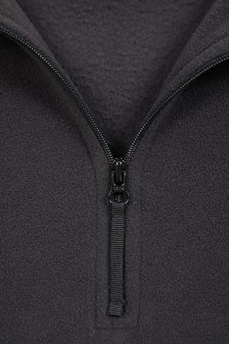 Mountain Warehouse Camber Half Zip Women's Fleece - Lightweight Black (Plain) Small