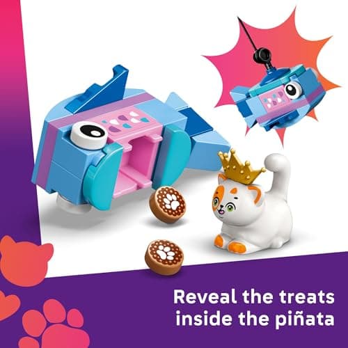 LEGO Friends Cat Birthday Party & Tree House Building Toy - Pretend Play Building Blocks W/Cat Toys & 2 Minidolls - Creative Storytelling Kids Toy for Girls and Boys, 9+ - Birthday Gift Idea- 42666 — view 2