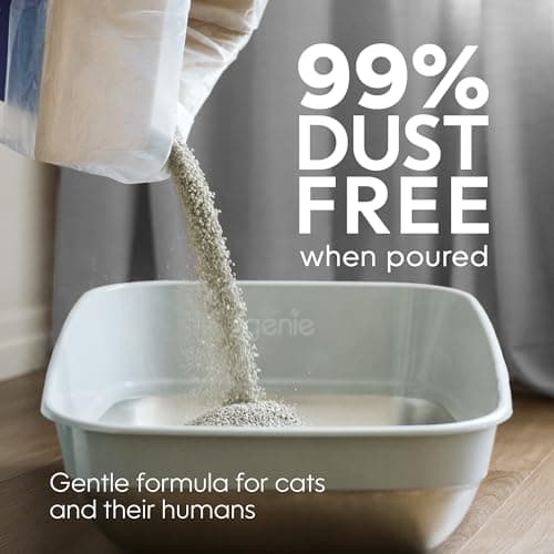 Litter Genie Light Unscented Clumping Cat Litter, Made in Canada, 8.4 kg | 20% Lighter Natural Clay, Fast-Clumping, Odour Control — view 4