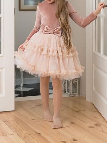 Stelle Girls Ballet Dance Students School Footed Tight (Toddler/Little Kid/Big Kid)(Tan,6-8 Years) — view 6
