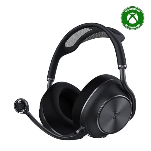 Turtle Beach Stealth Pro II Premium Wireless Gaming Headset for Xbox Series X|S, PS5, PS4, PC - Hi-Res Audio, Dolby Atmos, Active Noise Cancellation, Simultaneous Bluetooth, 24-bit Audio - Black