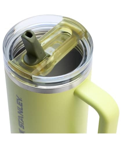 STANLEY Quencher ProTour Flip Straw Tumbler with Leakproof Lid 40 oz | Built-In Straw and Handle | Cup Holder Compatible for Travel | Insulated Stainless Steel Cup | BPA-Free | Prickly Pear