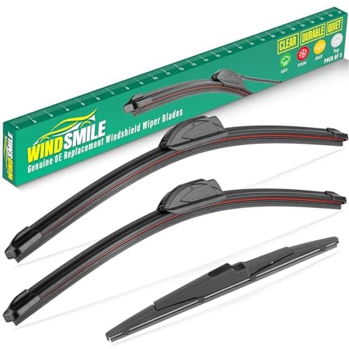 26" 18" 13" Windshield Wiper Blades Replacement for Kia Telluride 2020 2021 2022 2023 2024 2025 Sedona 2015-2021 Premium All Weather Front Rear Wipers Set - OEM Quality (Pack of 3)