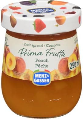VALUBNDL: Menz & Gasser Italian Peach Jam (2-Pack) – 500ml Total (Two 250ml Jars) – Premium Fruit Spread Confiture – VALUBNDL Signature Bundle — view 2