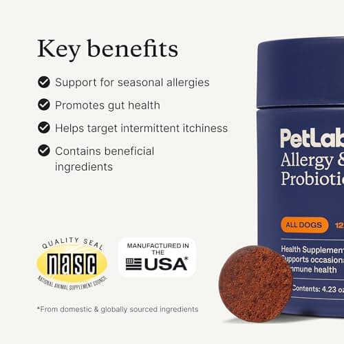 PetLab Co. Allergy & Immune Probiotics for Dogs, Support Seasonal Allergies, Gut & Digestive Health - Pork Flavor - 30 Soft Chews - Pack of 2 - Packaging May Vary — view 2