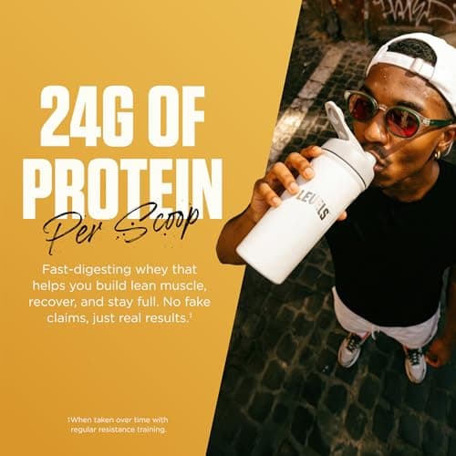 Levels Whey Protein Powder, No Artificial Ingredients, Vanilla Bean, 2LB — view 4