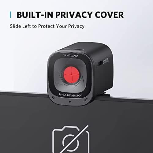 Anker PowerConf C200 2K Webcam, Computer Camera, Low-Light Correction — view 2