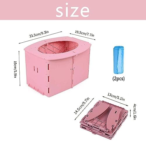 ZHZCJB Portable Potty for Toddler,Travel Potty for Kids,Travel Potty for Car,Apply toCamping, Tourism, Outdoor, Indoor