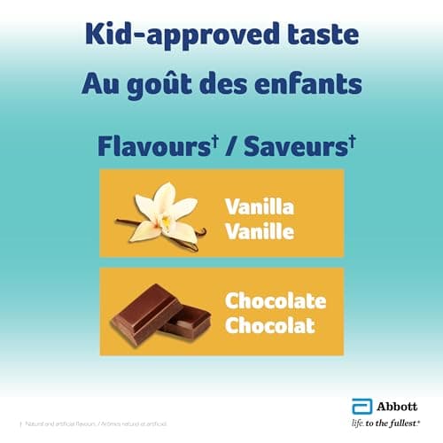 PediaSure Complete, Nutritional Supplement, Kids Nutritional Shake That Can Be Used As Breakfast Drink With Meal, Chocolate, 4 x 235-mL Bottles — view 5