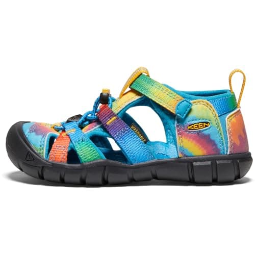 KEEN Little Kid's Seacamp 2 CNX Closed Toe Sandal, Vivid Blue/Original Tie Dye, 11 LK (Little Kid's) US — view 3