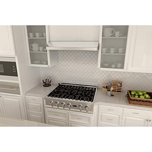 ZLINE 30" 400 CFM Ducted Under Cabinet Range Hood in Stainless Steel - Hardwired Power (617-30) — view 4
