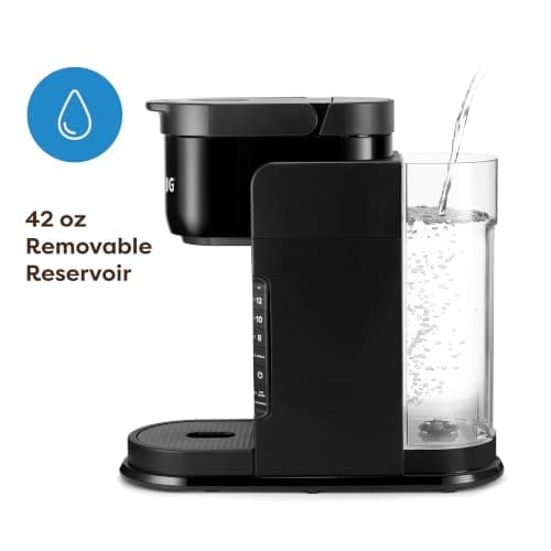 Keurig K-Express Single Serve K-Cup Pod Coffee Maker, 3 Brew Sizes, Strong Button Feature, 42oz Removable Reservoir, Black — view 3
