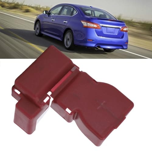 Tbest Car Positive Terminal Battery Cover Red High Strength Plastic Battery Terminal Protector Cover 24345-7992A Replacement for Sentra 2010 to 2019 — view 4