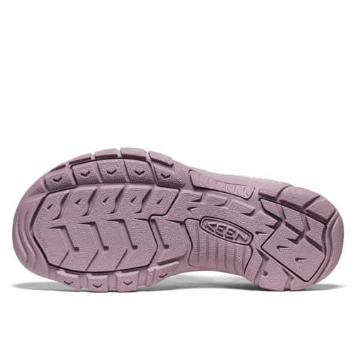 KEEN Women's Newport H2 Closed Toe Water Sandals, Monochrome/Toadstool, 9 — view 6
