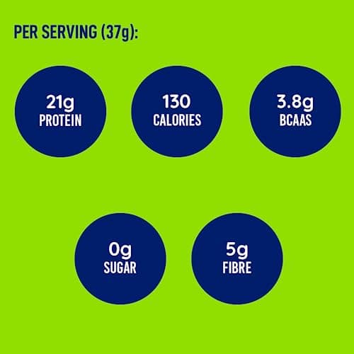 LEANFIT ORGANIC PLANT-BASED PROTEIN, Natural Chocolate - Vegan, Soy Free, Gluten Free, Dairy Free, Sugar Free - 21g Protein, 19 Servings, 715g Tub — view 5