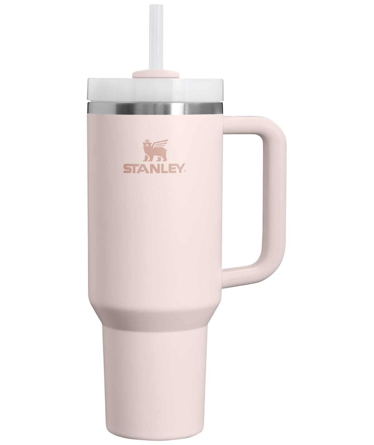 Stanley Quencher - Vaso H2.0 con mango - 1200 ml - Tapa de rosca con pajita incluida - Antifugas y portavasos de coche compatible para viajes - Vaso térmico de acero — view 65