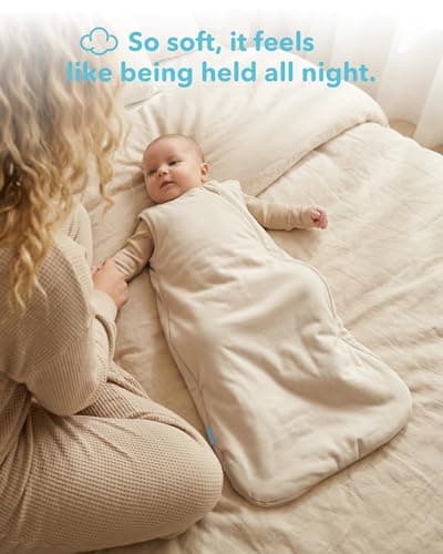 BAMBOOSNUG Bamboo Viscose Sleep Sack 1.0 TOG, 6-12-18 Months, Sage — view 3