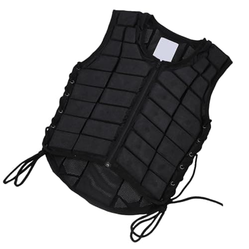 Tbest Equestrian Horse Vest Protective Riding Gear for Boys Girls Comfortable Waistcoat Youth Eventing (CL)