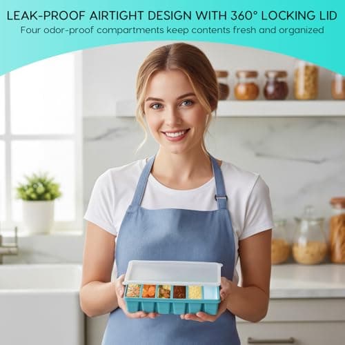 2 Pack Silicone Soup Freezer Containers with Lids, Soup Freezer Mold, Ice Trays for Freezer, Ice Cube Tray for Storing 100 ml Broth, Soup, Leftovers, Sauce, Makes 12 100ml Portions Cubes — view 4