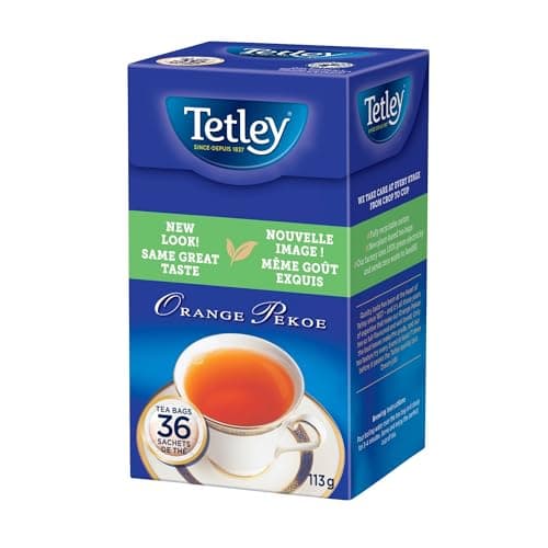 Tetley Orange Pekoe Black Tea - 36 Tea Bags, 113 Grams, Kosher, Contains Caffeine — view 2