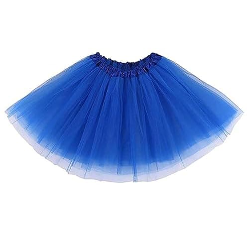 XINXIYAN Blue Tutu Skirts for Women Halloween Costume Adult Party Favor Dance Tulle Skirts