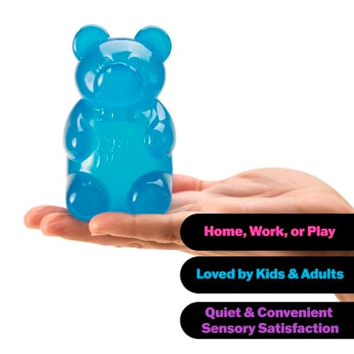 Schylling NeeDoh Gummy Bear - Sensory Fidget Toy with Jelly-Like Filling - 3.5" Tall - Colors May Vary (Pack of 1) — view 3