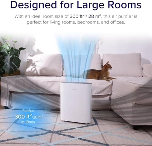 Levoit Air Purifiers for Large Room, Purificateur d'air with Washable Pre-Filter for Allergies, Dust, Pollen, Pet Hair, AHAM VERIFIDE, Odor & Smoke Eliminator for Medium Sized Rooms, Vital 100 — view 5