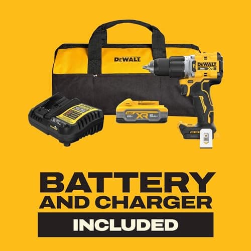 DEWALT 20V MAX Cordless Drill and Impact Driver, Power Drill Brushless 2-Tool Power Tool Combo Kit, Includes 2 Batteries, Charger and Bag (DCK277D2) — view 9
