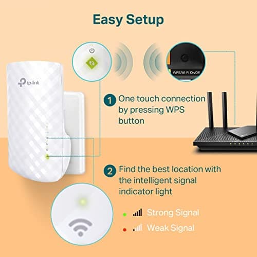 TP-Link WiFi Extender with Ethernet Port, Dual Band 5GHz/2.4GHz, Up to 44% More Bandwidth Than Single Band, Covers Up to 1200 Sq.ft and 30 Devices, Signal Booster Amplifier Supports OneMesh(RE220) — view 5