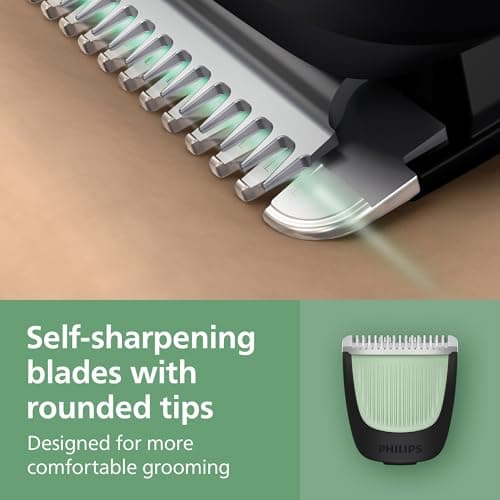 Philips Norelco All-in-One 3000 Series 13 in 1 Trimmer, Beard Styler & Men's Hair Clipper, 9 Length Settings & Self-Sharpening Skin-Friendly Blades, MG3919/50 — view 4