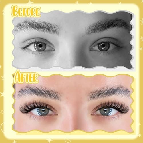 Lash Clusters Natural Eyelash Clusters 8-12MM Wispy Lash Extensions C Curve Individual Lashes Clear Band Cluster Lashes Clean Makeup DIY Lash Pack (Short Ver.) — view 2