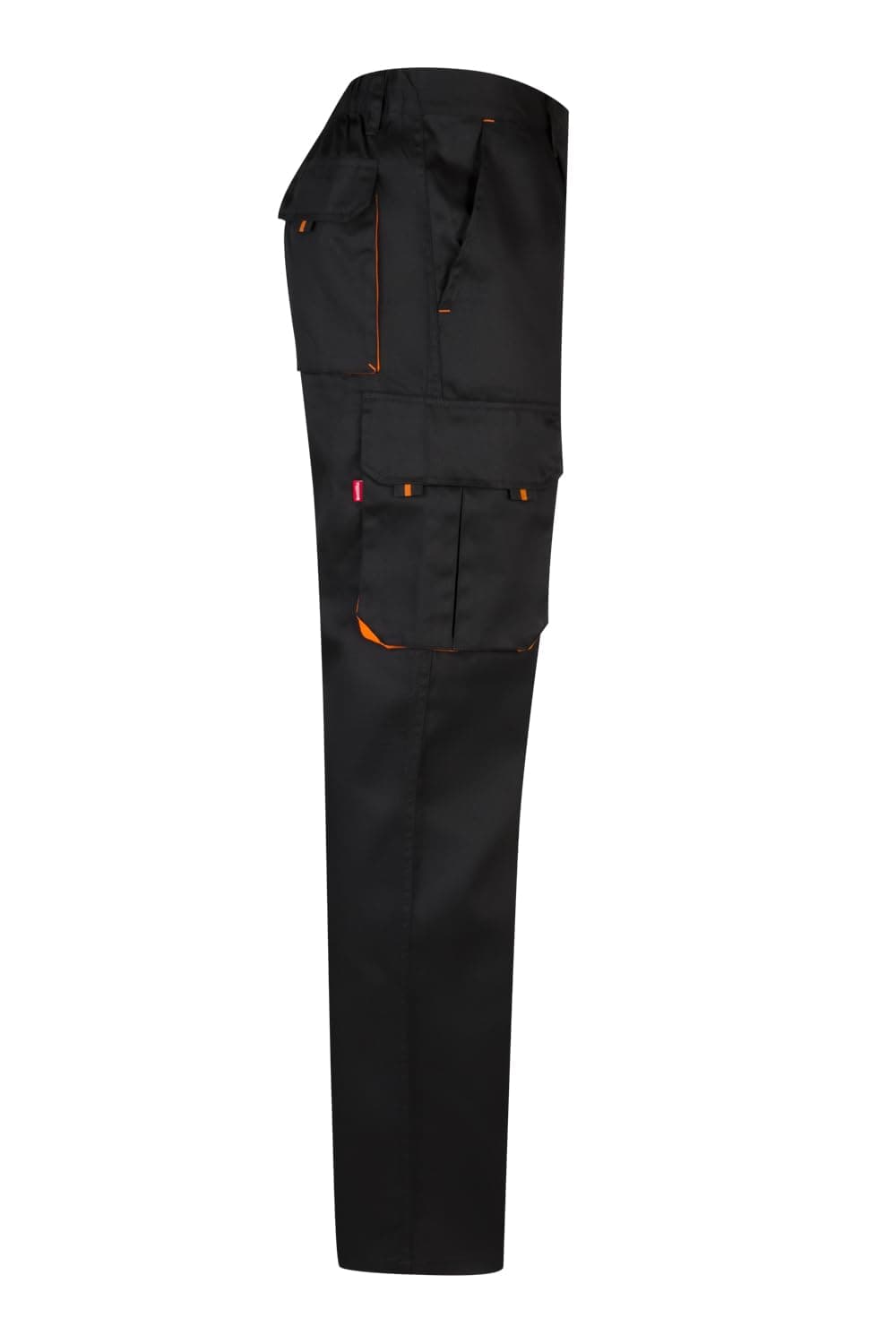 VELILLA 103004; Pantalón Bicolor Multibolsillos; Color Negro y Naranja; Talla 42 — view 5