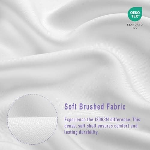 Wuuyuef 24 x 24 Pillow Inserts Set of 1 – Hypoallergenic Square Pillow Inserts, Oeko-TEX Certified Virgin Fiber Filling, Machine Washable — view 2