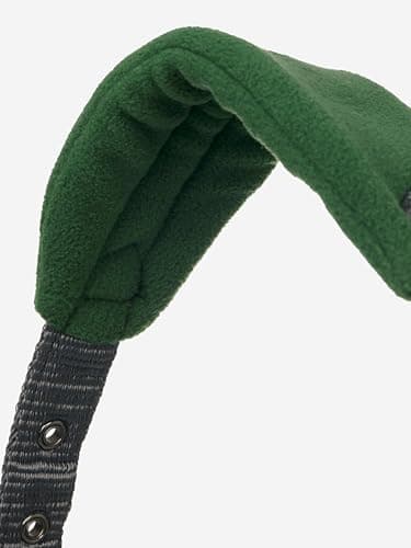 LeMieux Vogue Fleece Headcollar - Halter & Leadrope (Hunter Green - Cob) — view 4