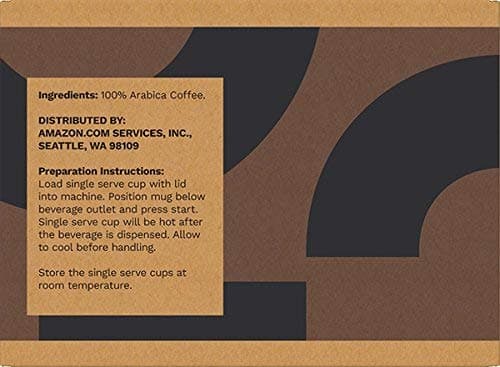 Amazon Brand - Solimo Dark Roast Coffee Pods, Compatible with Keurig 2.0 K-Cup Brewers 100 Count — view 4