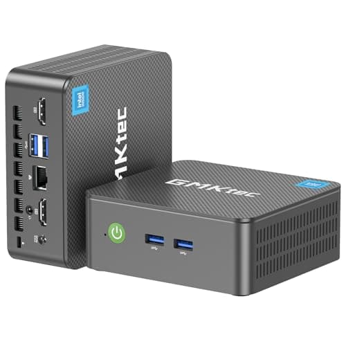 GMKtec Mini PC Intel Core i3-10110U Processor (Beats 4300U/N150) 8GB DDR4 256GB SSD i226-V RJ45 Ethernet Desktop Computer 4K Dual/ 4X USB3.2/ WiFi 6 BT5.2/ Nucbox G3 Pro
