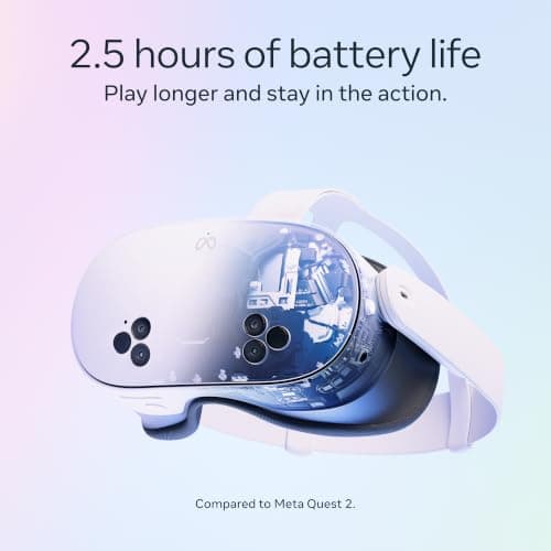 Meta Quest 3S 128GB | VR Without Wires — Gorilla Tag Cardboard Monkenaut Bundle — Amazon Exclusive —Access to 100+ Games with a 3-Month Trial of Meta Horizon+ Included — view 3