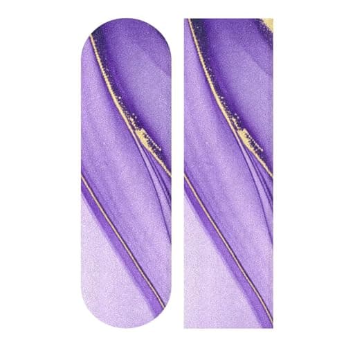 xigua Purple Texture Skateboard Grip Tape, Non-Slip Sandpaper for Longboard & Scooters, Wear-Resisting Griptape Sheet, 33.1x9.1 Inch — view 4