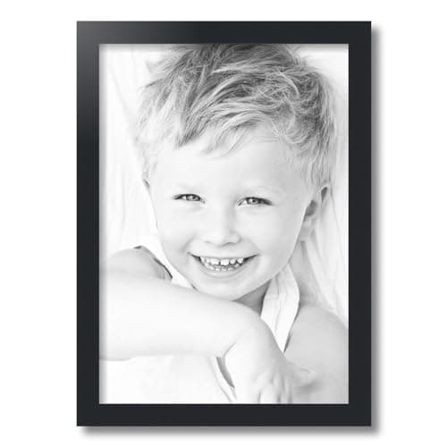 ArtToFrames 14x20 inch Satin Black Picture Frame, 2WOMFRBW26079-14x20 — view 2
